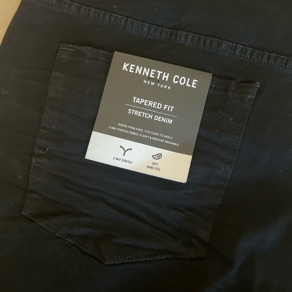 Kenneth Cole Tapered Fit Straight Leg Jeans - Size 44x32 - Picture 9 of 16